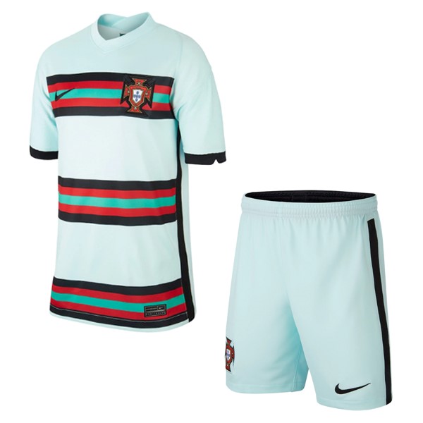 Camiseta Portugal Segunda equipo Niños 2020 Blanco